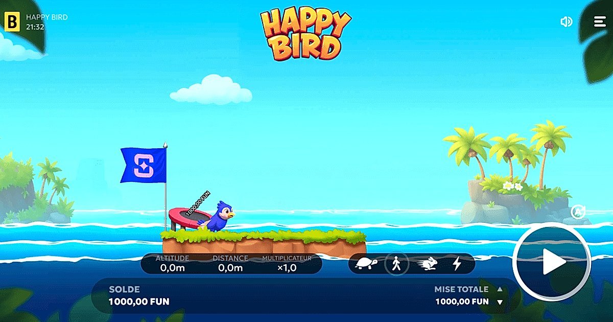Happy Bird BGaming - Crash game con boosters y Provably Fair