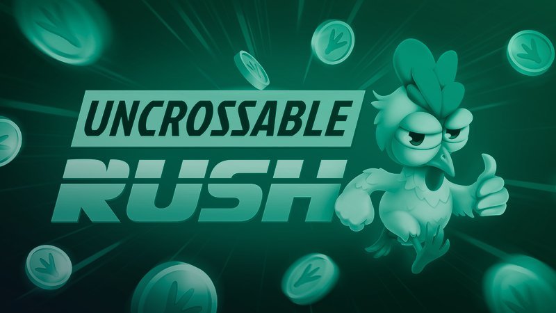Uncrossable Rush - Eggwina en los carriles con multiplicador visible