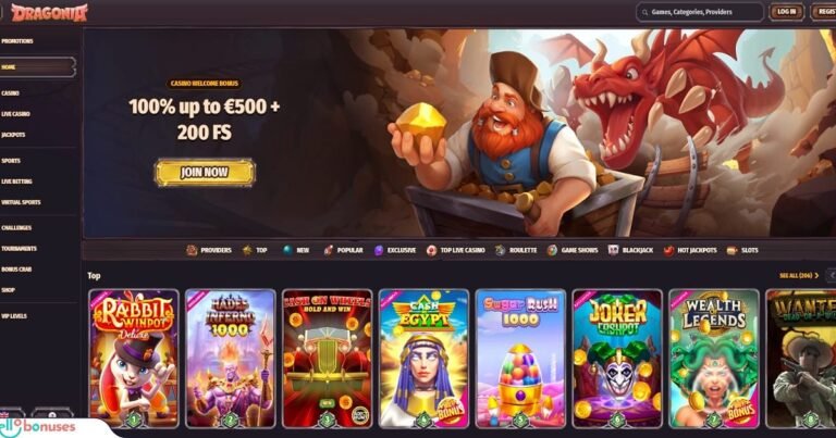 Dragonia opiniones y bono de bienvenida
